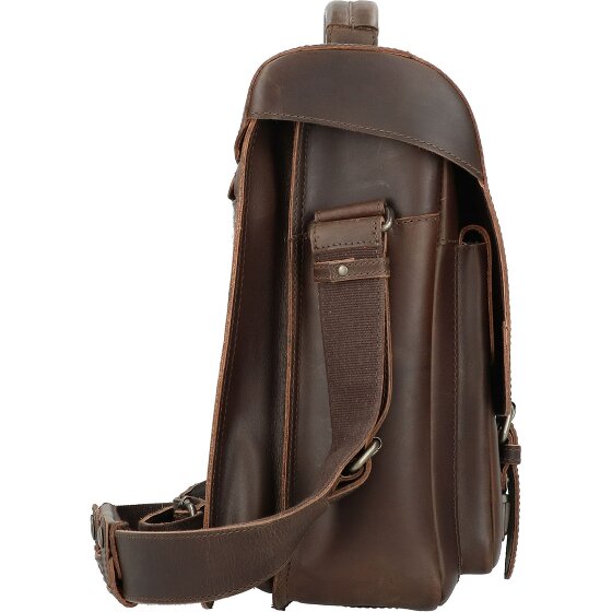 aunts & uncles Hunter Finn Aktetas Leer 40 cm Laptopcompartiment