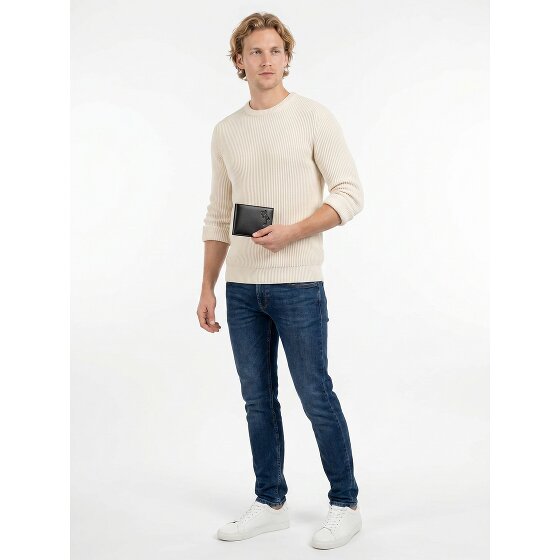 oxmox Leather Portemonnee RFID-bescherming Leder 13 cm