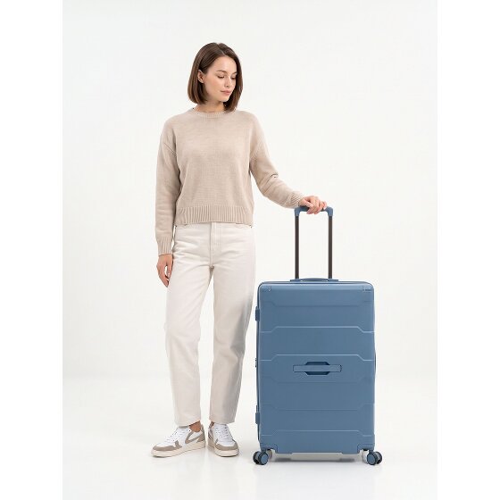 Heys ReNew 4 wielen Trolley L 76 cm met uitbreidingsplooi