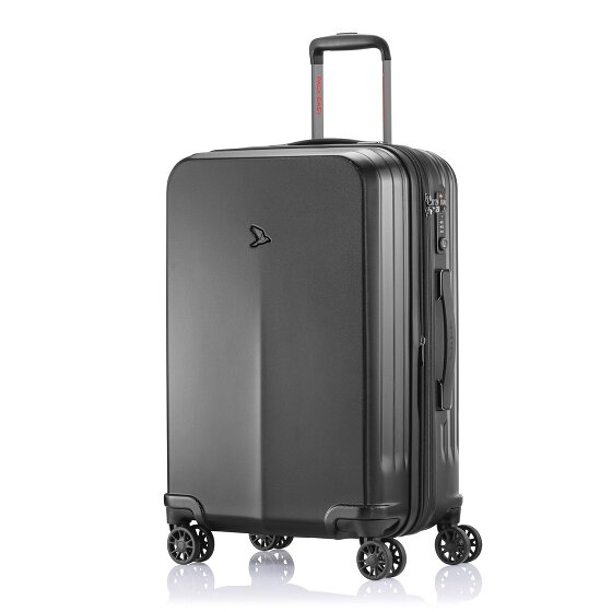 Pack Easy Genius 4 wielen Trolley M 66 cm met uitbreidingsplooi