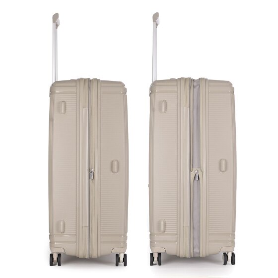 Stratic Straw T 4 wielen Trolley L 76 cm met uitbreidingsplooi