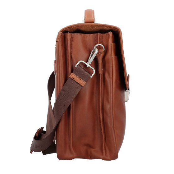 Esquire Dallas Koffer Leer 42 cm Laptop compartiment