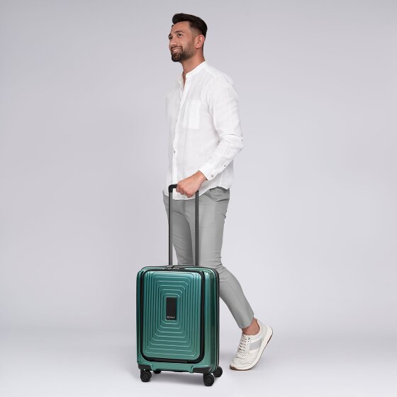 Redolz Essentials 14 4 wielen Cabinewagen S 55 cm Laptop compartiment met uitbreidingsplooi