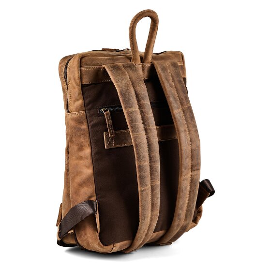 Greenburry Vintage Dagrugzak Leer 44 cm Laptop compartiment
