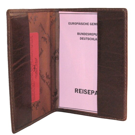 Golden Head Colorado Paspoortkoffer RFID Leer 10 cm