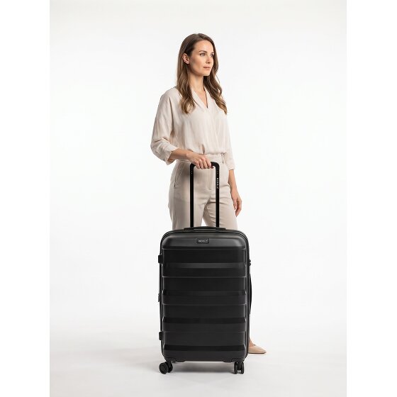 Redolz Pro PP 4 wielen Trolley 66 cm met uitbreidingsplooi