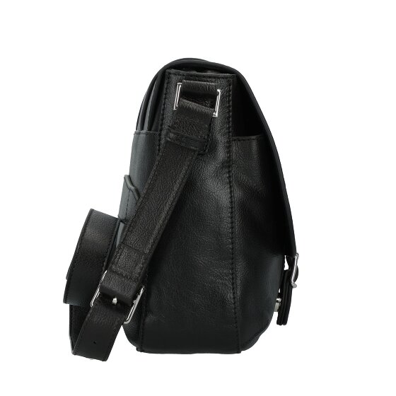 The Bridge Cesare Aktetas Messenger Leer 38 cm Laptop compartiment