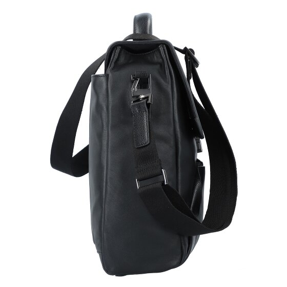 Piquadro Koffer Leer 42 cm Laptop compartiment