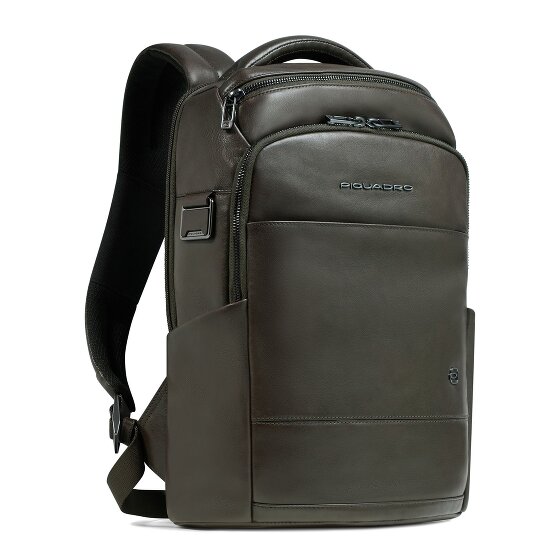 Piquadro Zaino Dagrugzak Leer 40 cm Laptop compartiment