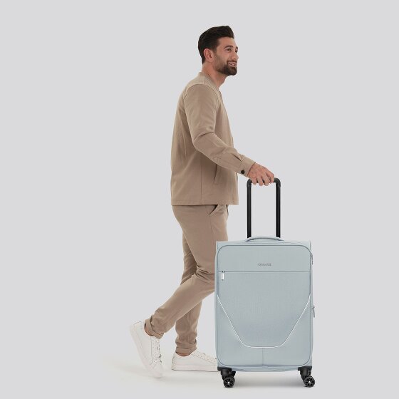 Stratic taska 4-wiel trolley M 65 cm met uitvouwbare plooi