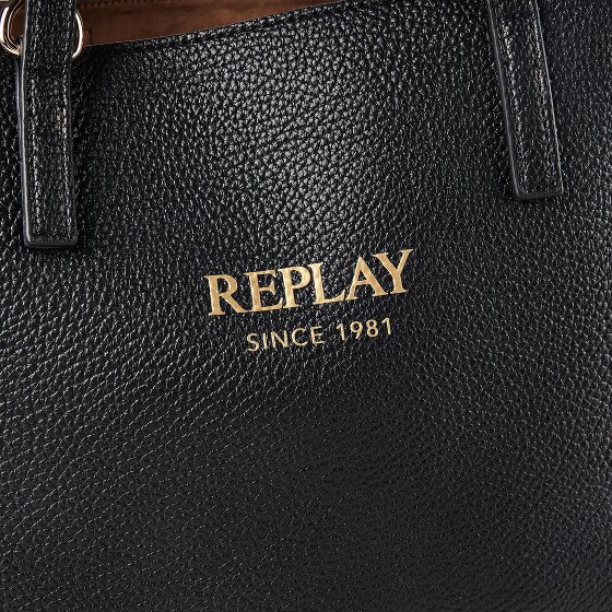 Replay Shopper Tas Leder 36 cm