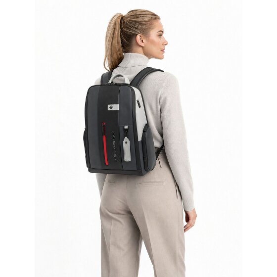 Piquadro Urban Dagrugzak RFID-bescherming Leder 46 cm Laptopvak