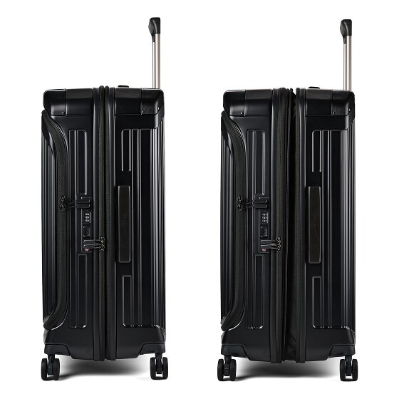 Piquadro PQ-Light 4 wielen Trolley M 69 cm met uitbreidingsplooi