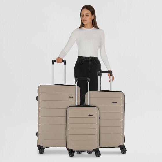 d&n Travel Line 4100 4 wielen Kofferset 3-delig