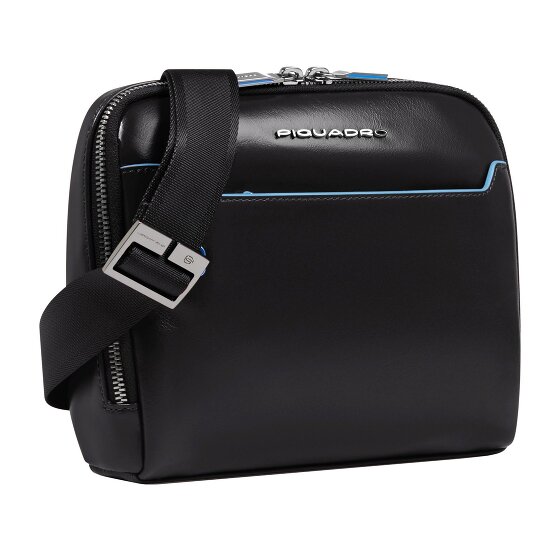 Piquadro Blue Square Schoudertas Leer 21 cm