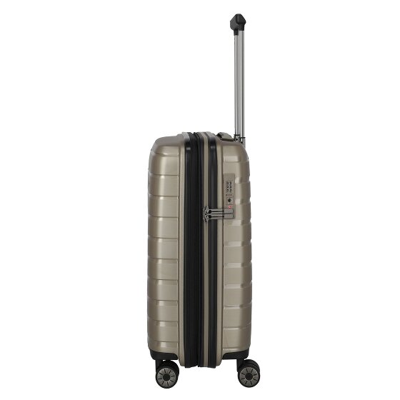 Travelite Air Base 4 wielen Cabinewagen 55 cm met uitbreidingsplooi