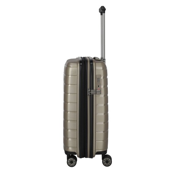 Travelite Air Base 4 wielen Cabinewagen 55 cm met uitbreidingsplooi