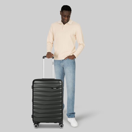 Bench Paris 4 wielen Trolley M 66 cm met uitbreidingsplooi