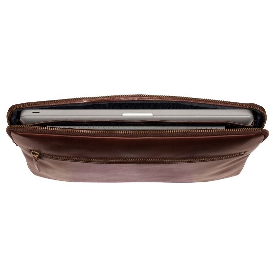 Leonhard Heyden Cambridge Laptophoes Leer 35 cm