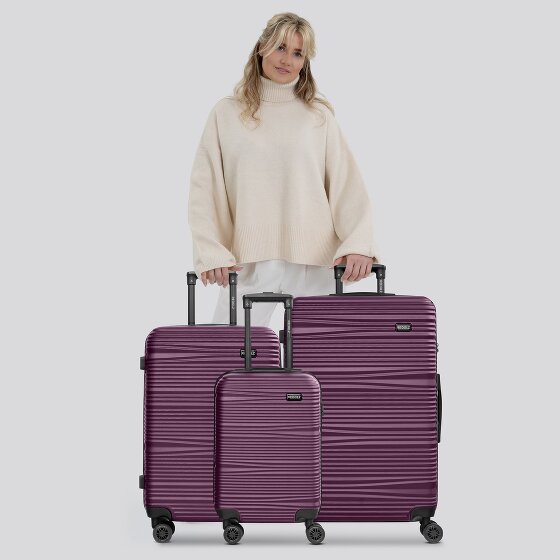 Redolz Essentials 16 3-SET 4 wielen Kofferset 3-delig