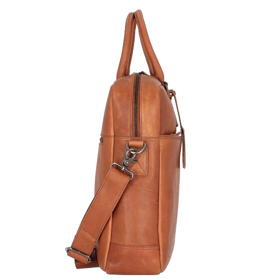 Burkely Antieke Avery aktetas Leer 46 cm Laptopcompartiment
