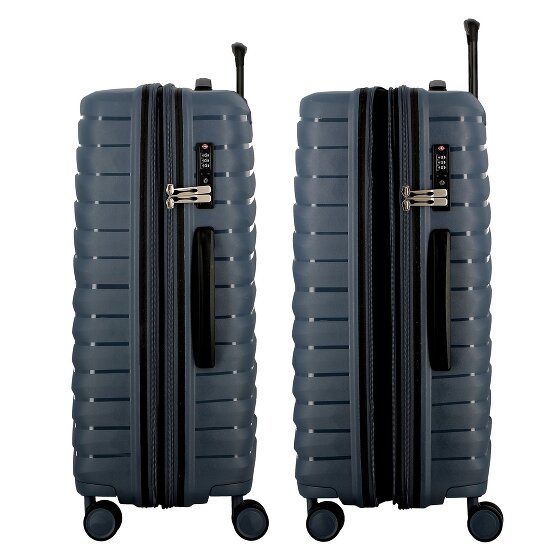 Jump Xwave 4 wielen Trolley 66 cm met uitbreidingsplooi