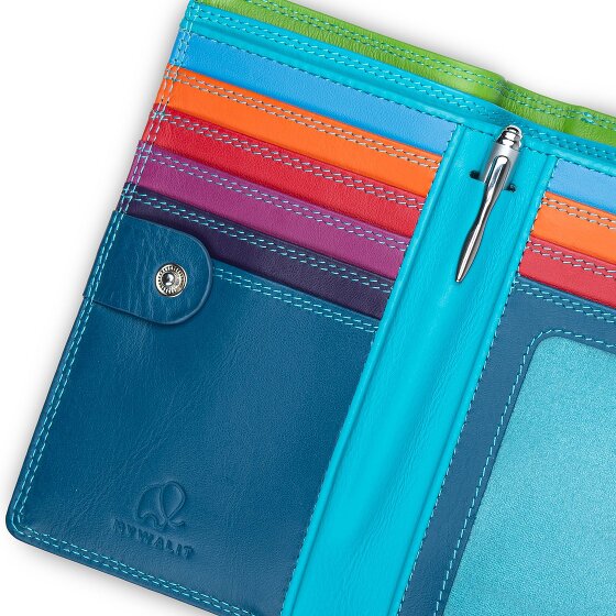 Mywalit Portemonnee RFID-bescherming Leer 8 cm