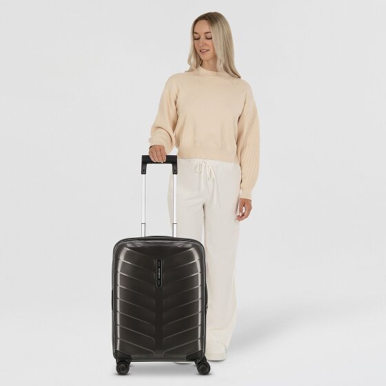 Samsonite Attrix 4 wielen Cabinewagen 55 cm met uitbreidingsplooi