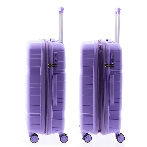 Gladiator 3800 4 wielen Trolley 67 cm met uitbreidingsplooi