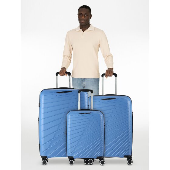 Benzi 5808 4 wielen Kofferset 3-delig met uitbreidingsplooi