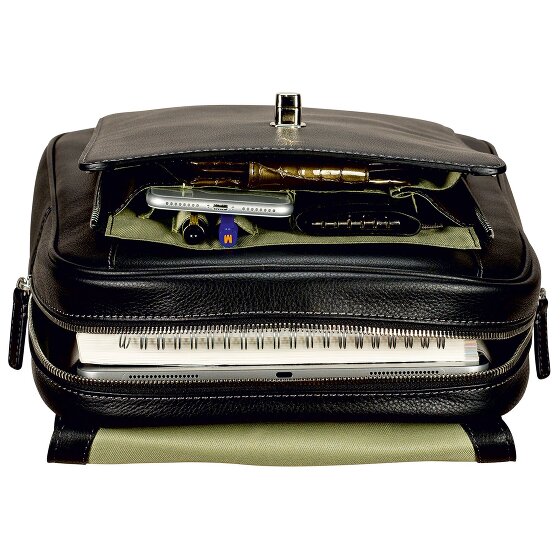 Leonhard Heyden Nizza Stad rugzak Leer 34 cm