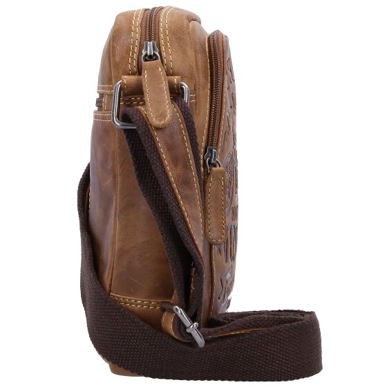 Greenburry Vintage Café Racer Schoudertas Leer 23 cm