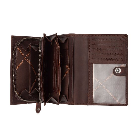 The Chesterfield Brand Seattle Portemonnee RFID-bescherming Leer 14.5 cm