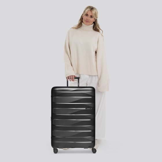 Bergpfeil Reis trolley op 4 wielen L 75 cm met uitbreidingsplooi