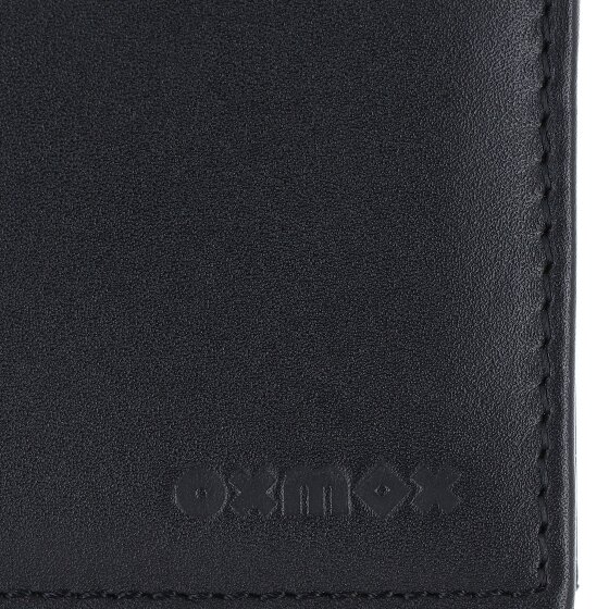 oxmox Leather Portemonnee RFID-bescherming Leder 11 cm