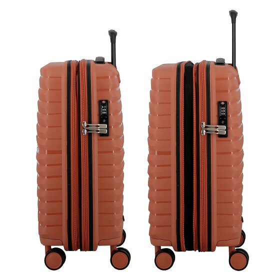 Jump Xwave 4 wielen Cabinewagen 55 cm met uitbreidingsplooi