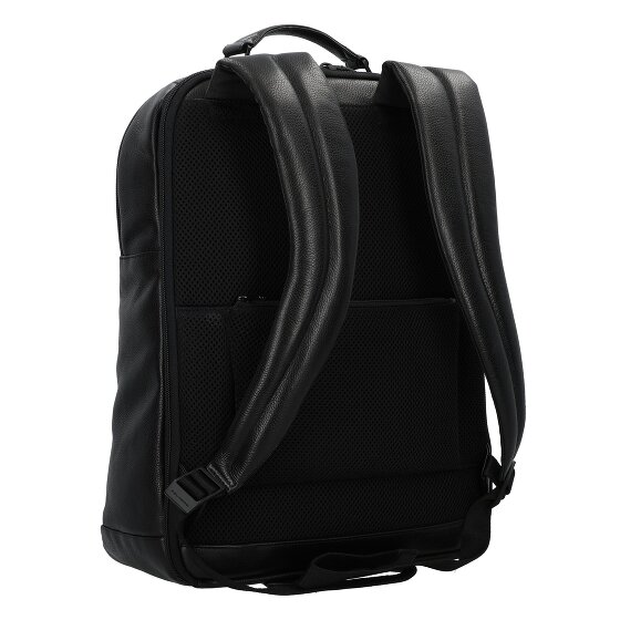 Piquadro P15S Dagrugzak Leer 43 cm Laptop compartiment