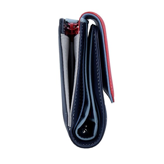 Mywalit Tri-fold Zip Wallet Leren Portemonnee 17 cm