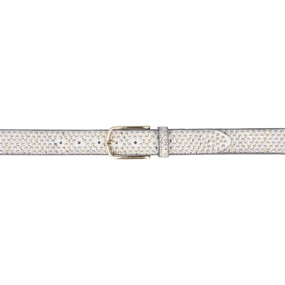 b.belt Studded riem leer