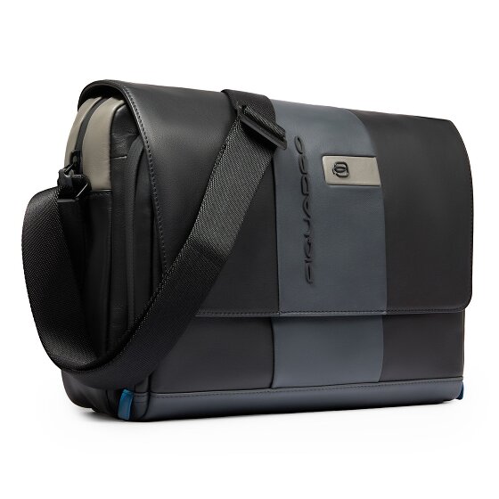 Piquadro Urban Boodschapper RFID-bescherming Leer 35 cm Laptop compartiment