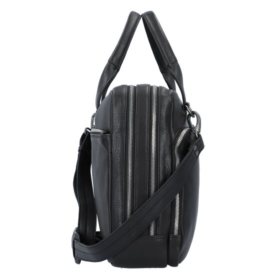 Plevier Vintage Larry Aktentas Leder 40 cm Laptopvak