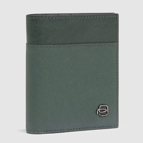 Piquadro Black Square Creditcardhouder RFID-bescherming Leder 9 cm