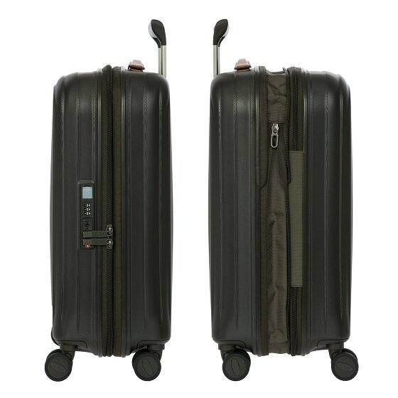 Bric's Taormina 4 wielen Trolley S 57 cm met uitbreidingsplooi