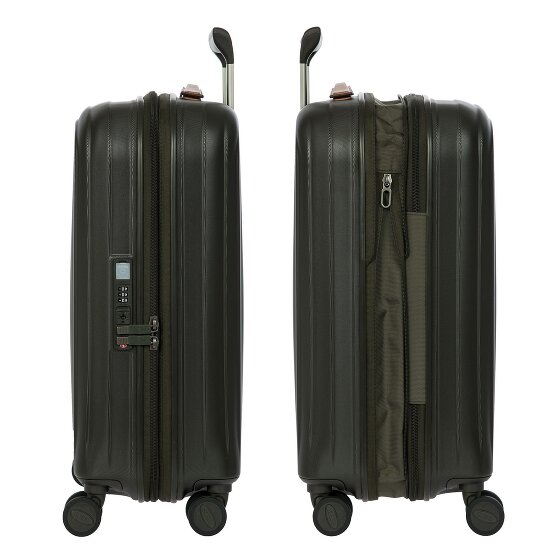 Bric's Taormina 4 wielen Trolley S 57 cm met uitbreidingsplooi