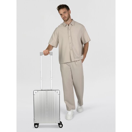 Aleon Business-cabinewagen met 4 wielen, Aluminium, 50 cm, laptopvak