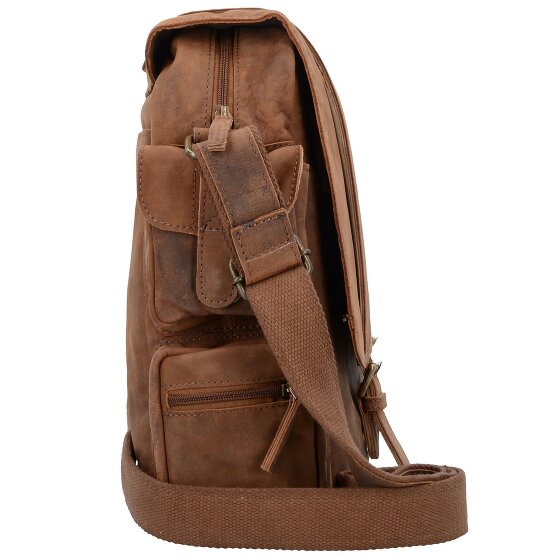 Greenland Nature Montenegro Messenger Leder 31 cm Laptopcompartiment