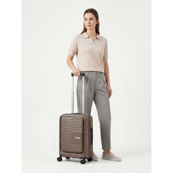 Redolz Essentials 17 2.0 4 wielen Cabinewagen 55 cm Laptopvak met uitbreidingsplooi