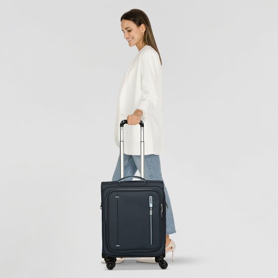 American Tourister Cloudrider 4 wielen Cabinewagen S 55 cm met uitbreidingsplooi