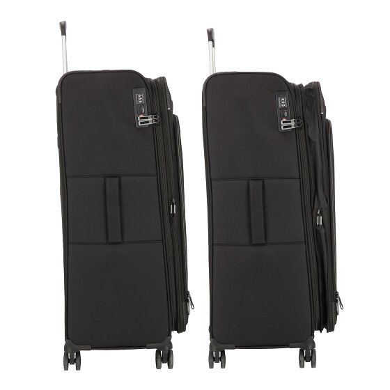 d&n Travel Line 9504 4 wielen Trolley L 76 cm met uitbreidingsplooi