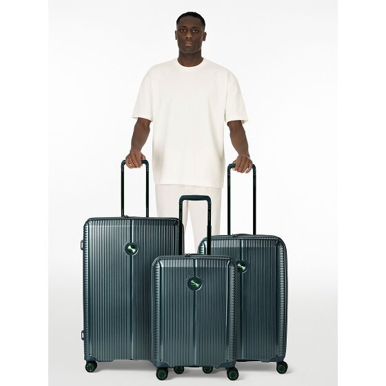 Polestream Paris 4 wielen Kofferset 3-delig met uitbreidingsplooi